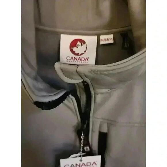 Canada Weathergear Vest Full Zip Heather Gray Green Sz M NWT Excellent CR1 - Picture 3 of 5